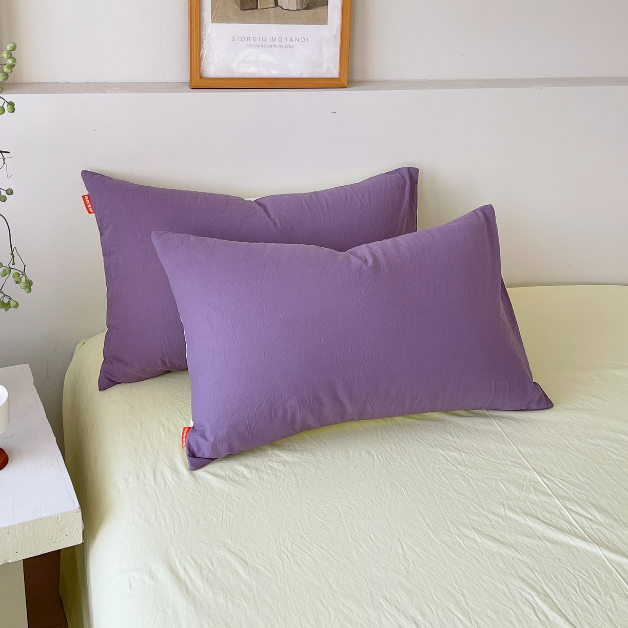 91家纺网 家纺一手货源 找家纺 （总）春皖家纺 2026春夏新款双拼全棉水洗棉单枕套枕套单件单品枕套