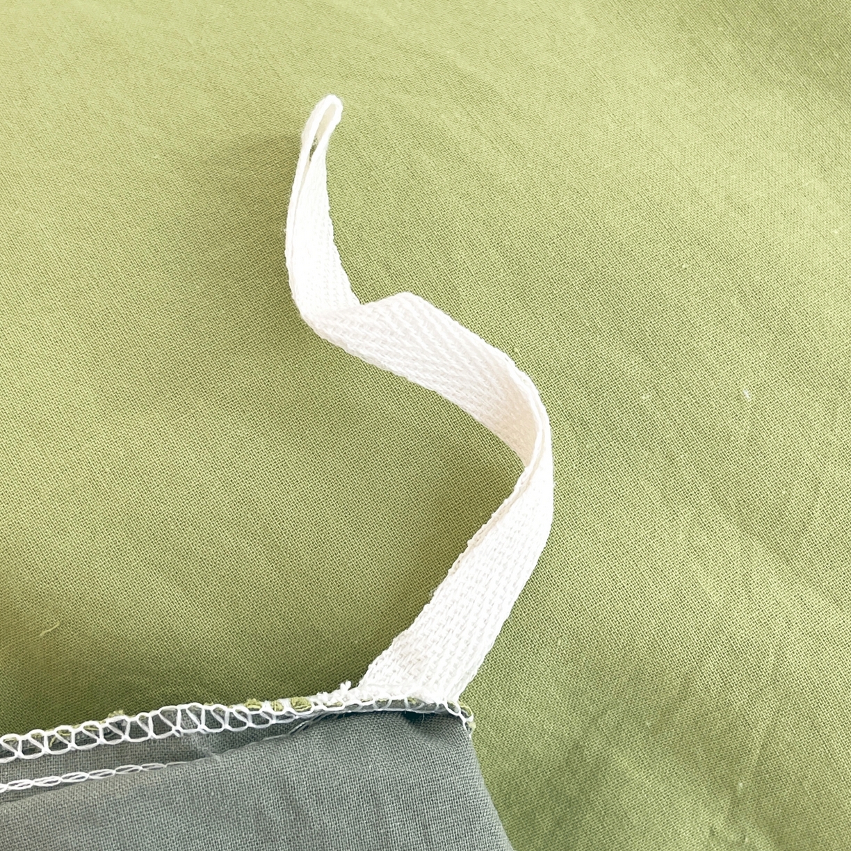 91家纺网 家纺一手货源 找家纺 春皖家纺 2026春夏新款双拼全棉水洗棉单被套被套单件单品被套 果绿-墨绿