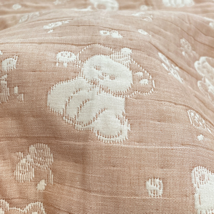 91家纺网 家纺一手货源 找家纺 兄弟坊 2026新款A类全棉三层纱多功能毛巾被夏被夏凉被（盖毯床单夏被） 萌宠小狗-咖