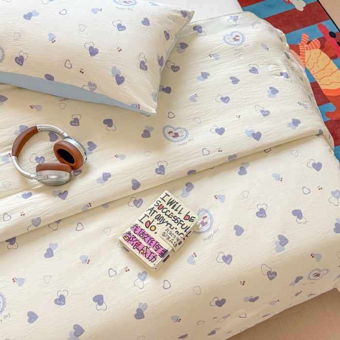 91家纺网 家纺一手货源 找家纺 漫仙阁家纺 2026新款空调被保暖透气抗菌夏被子被芯 甜心狗