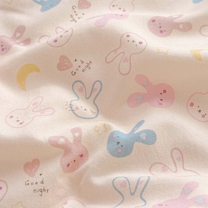 91家纺网 家纺一手货源 找家纺 漫仙阁家纺 2026新款空调被保暖透气抗菌夏被子被芯 兔耳朵