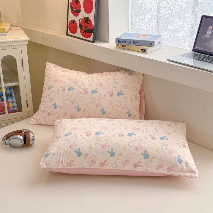 91家纺网 家纺一手货源 找家纺 漫仙阁家纺 2026新款空调被保暖透气抗菌夏被子被芯 兔耳朵