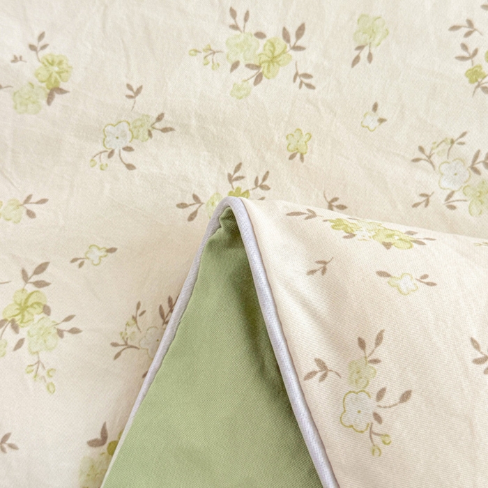 91家纺网 家纺一手货源 找家纺 漫仙阁家纺 2026新款空调被保暖透气抗菌夏被子被芯 叶初开