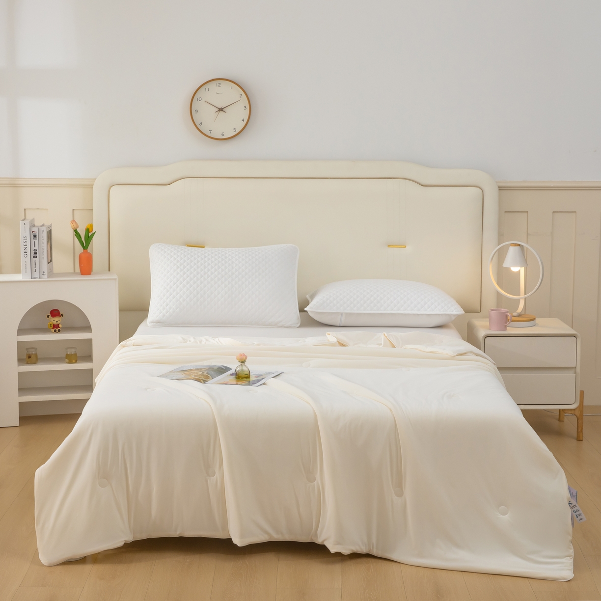 91家纺网 家纺一手货源 找家纺 （总）木兰花 2026新款凉感A类氨纶凉感丝夏被空调被夏凉被