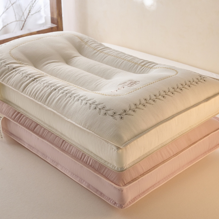 91家纺网 家纺一手货源 找家纺 （总）帝诺妮枕芯坊 2026新款亚麻荞麦护颈枕