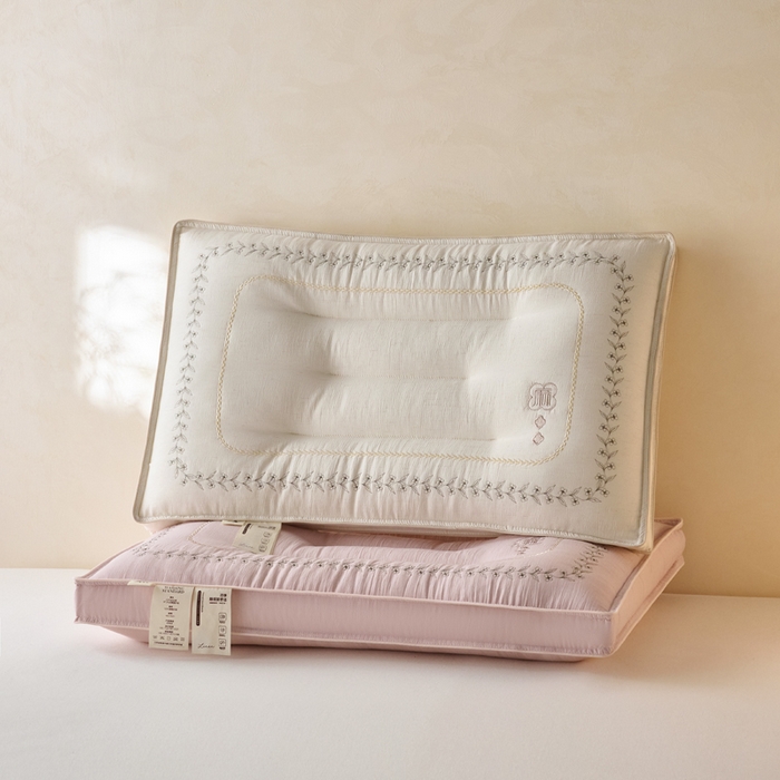 91家纺网 家纺一手货源 找家纺 （总）帝诺妮枕芯坊 2026新款亚麻荞麦护颈枕