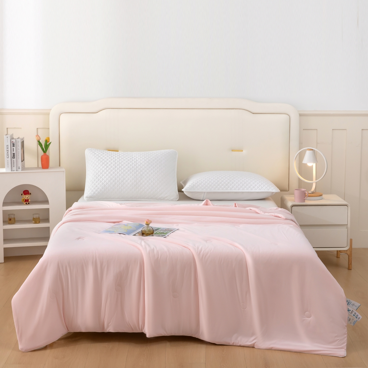 91家纺网 家纺一手货源 找家纺 （总）木兰花 2026新款凉感A类氨纶凉感丝夏被空调被夏凉被