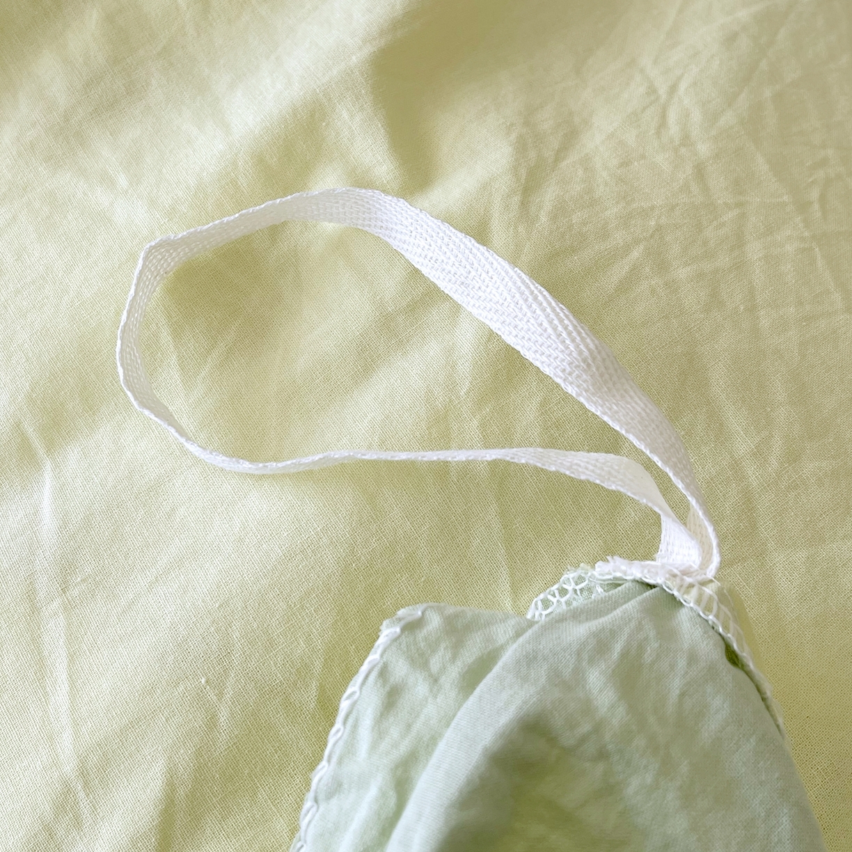 91家纺网 家纺一手货源 找家纺 春皖家纺 2026春夏新款双拼全棉水洗棉单被套被套单件单品被套 浅黄-薄荷绿