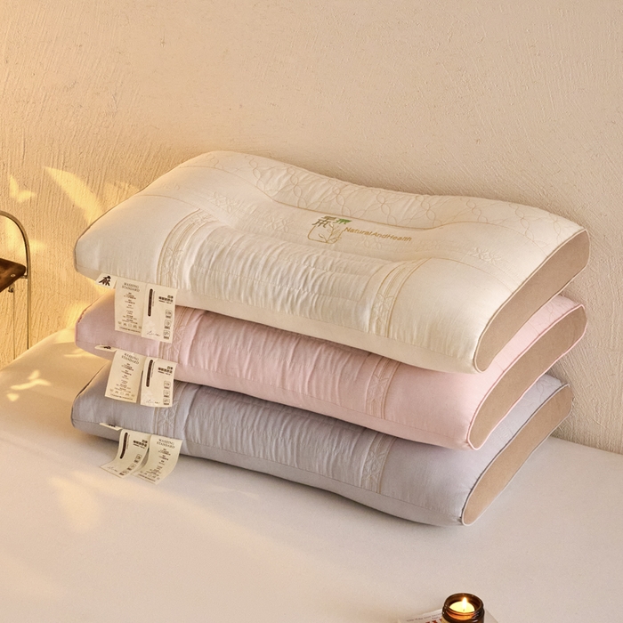 91家纺网 家纺一手货源 找家纺 （总）帝诺妮枕芯坊 2026新款亚麻荞麦护颈枕