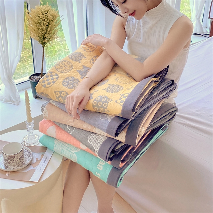 91家纺网 家纺一手货源 找家纺 兄弟坊 2026新款A类全棉三层纱多功能毛巾被夏被夏凉被（盖毯床单夏被） 组合图仅供参考不可下单