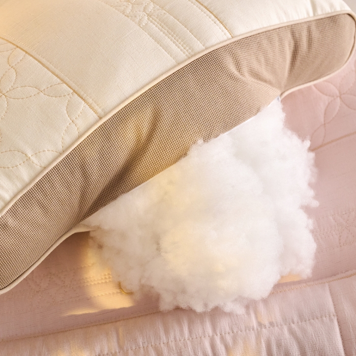 91家纺网 家纺一手货源 找家纺 （总）帝诺妮枕芯坊 2026新款亚麻荞麦护颈枕