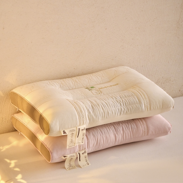 91家纺网 家纺一手货源 找家纺 （总）帝诺妮枕芯坊 2026新款亚麻荞麦护颈枕