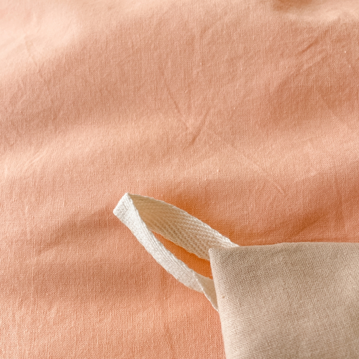 91家纺网 家纺一手货源 找家纺 春皖家纺 2026春夏新款双拼全棉水洗棉单被套被套单件单品被套 浅玉-卡其