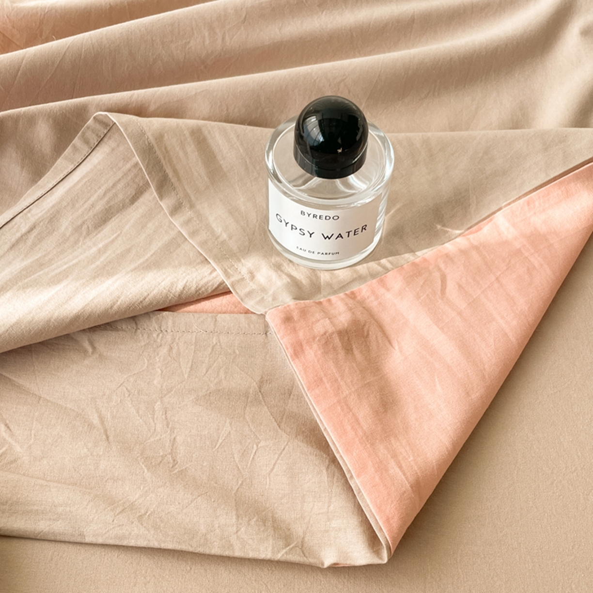 91家纺网 家纺一手货源 找家纺 春皖家纺 2026春夏新款双拼全棉水洗棉单被套被套单件单品被套 浅玉-卡其