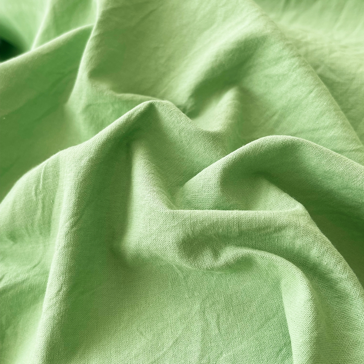 91家纺网 家纺一手货源 找家纺 春皖家纺 2026春夏新款双拼全棉水洗棉单枕套枕套单件单品枕套 青草绿-卡其