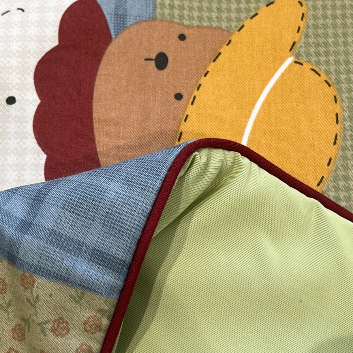 91家纺网 家纺一手货源 找家纺 羚羊语家纺 2026新款全棉印花仿锦氨凉感丝夏被100纯棉空调被卡通两用多功能被子被芯小冰皮冰淇淋夏凉被 森野茶会