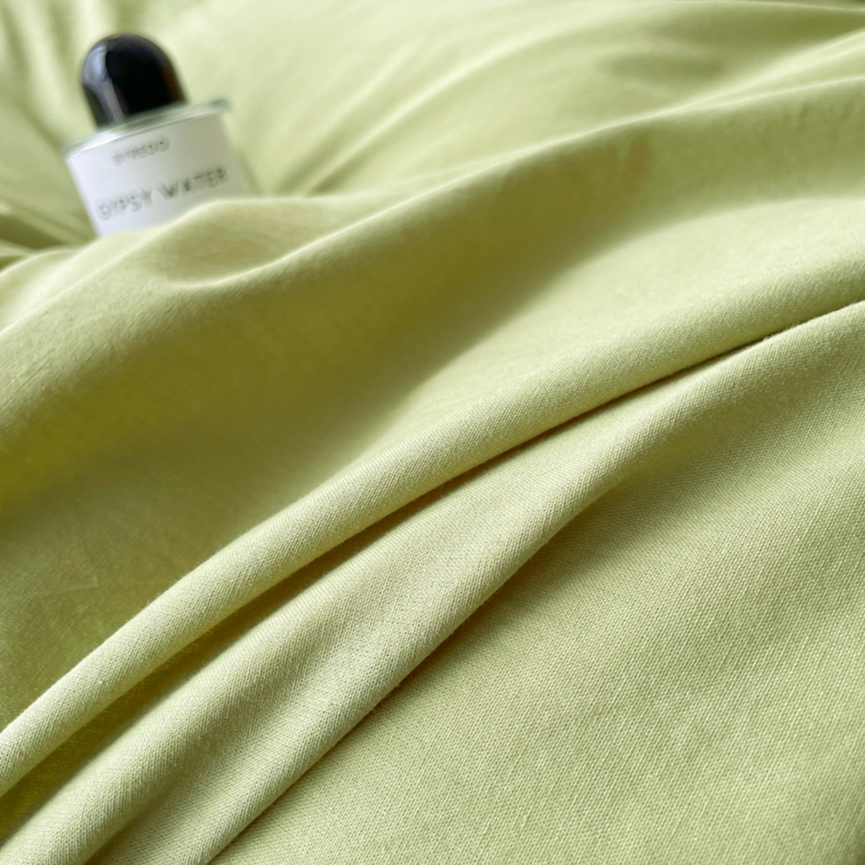 91家纺网 家纺一手货源 找家纺 春皖家纺 2026春夏新款双拼全棉水洗棉单被套被套单件单品被套 深黄-果绿