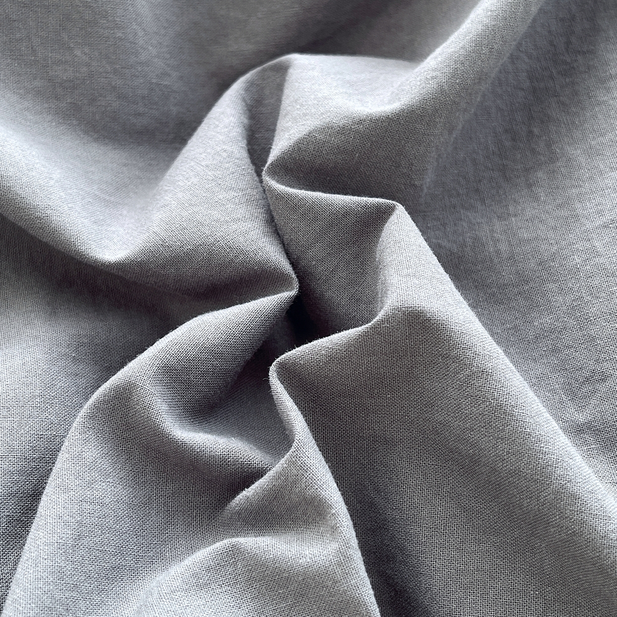 91家纺网 家纺一手货源 找家纺 春皖家纺 2026春夏新款双拼全棉水洗棉单被套被套单件单品被套 深灰-浅灰