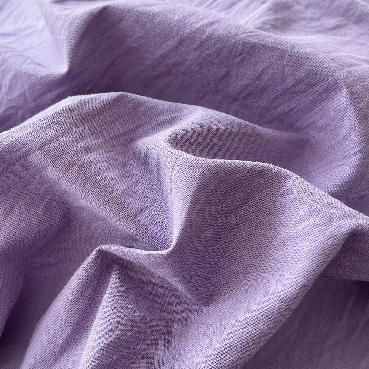 91家纺网 家纺一手货源 找家纺 春皖家纺 2026春夏新款双拼全棉水洗棉单被套被套单件单品被套 水晶紫-卡其
