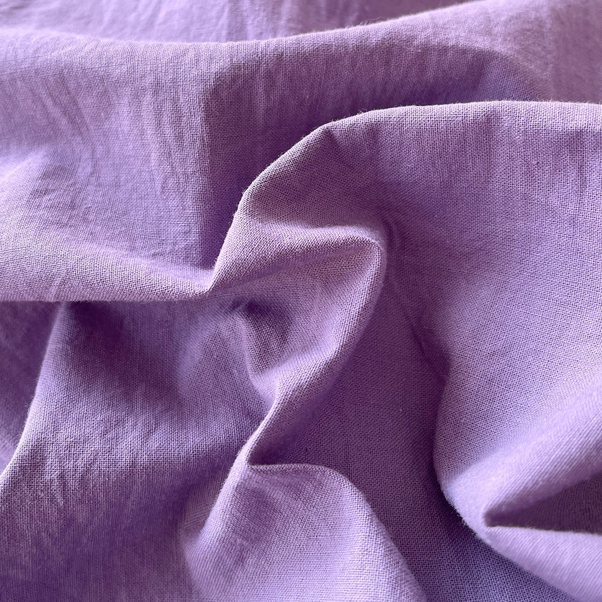 91家纺网 家纺一手货源 找家纺 春皖家纺 2026春夏新款双拼全棉水洗棉单枕套枕套单件单品枕套 水晶紫-淡黄