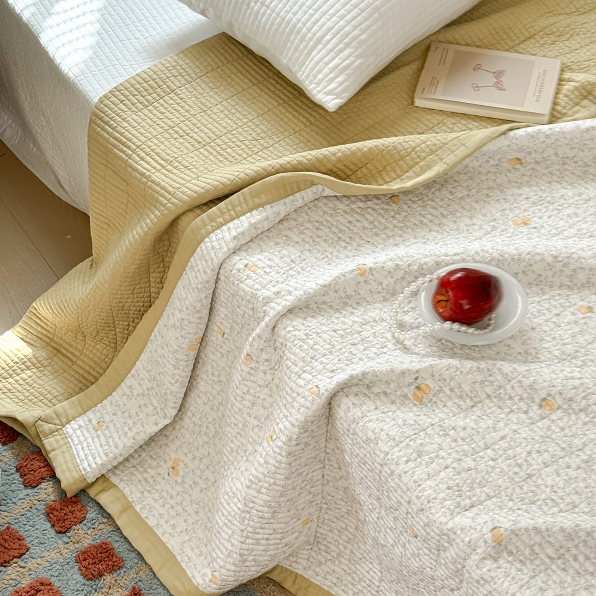 91家纺网 家纺一手货源 找家纺 （总）床盖工厂店 2026新款双面莫代尔天丝软凉席可铺可盖单床盖床盖单件