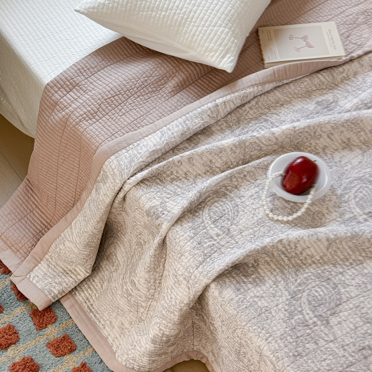 91家纺网 家纺一手货源 找家纺 （总）床盖工厂店 2026新款双面莫代尔天丝软凉席可铺可盖单床盖床盖单件