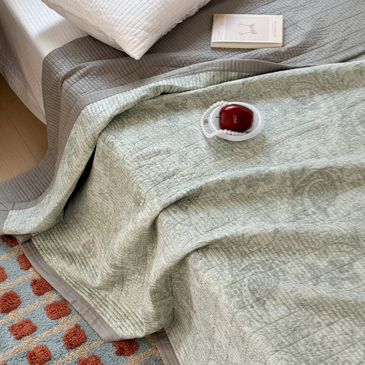 91家纺网 家纺一手货源 找家纺 （总）床盖工厂店 2026新款双面莫代尔天丝软凉席可铺可盖单床盖床盖单件