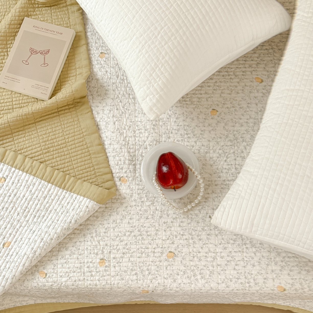 91家纺网 家纺一手货源 找家纺 床盖工厂店 2026新款双面莫代尔天丝软凉席可铺可盖单床盖床盖单件 风清月白-米