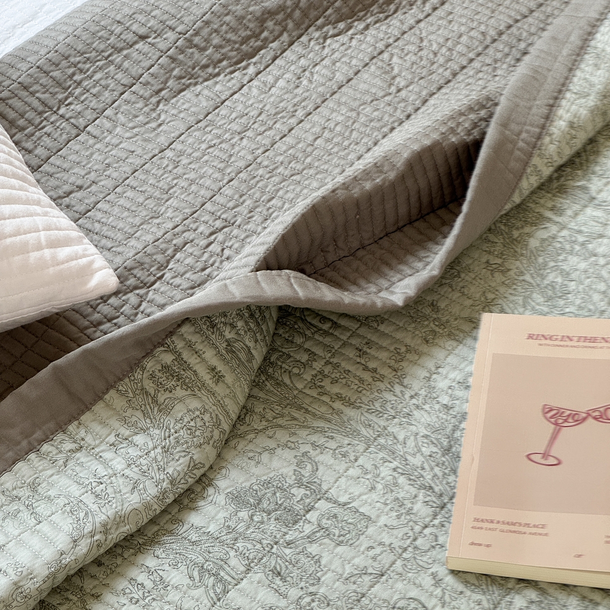 91家纺网 家纺一手货源 找家纺 床盖工厂店 2026新款双面莫代尔天丝软凉席可铺可盖单床盖床盖单件 香岛巴黎-绿