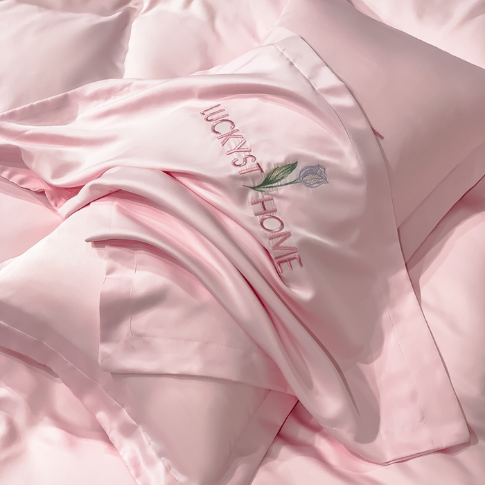 91家纺网 家纺一手货源 找家纺 （总）玉相逢 2026新品天丝双拼刺绣四件套-卡骆驰系列