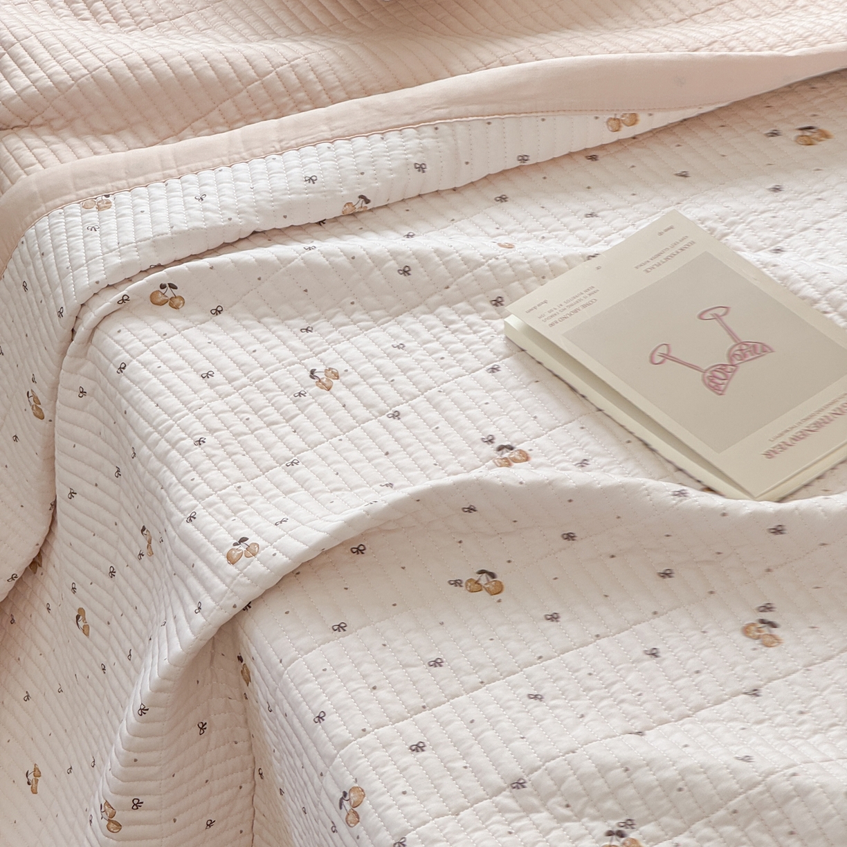 91家纺网 家纺一手货源 找家纺 床盖工厂店 2026新款双面莫代尔天丝软凉席可铺可盖单床盖床盖单件 芝士樱桃-米