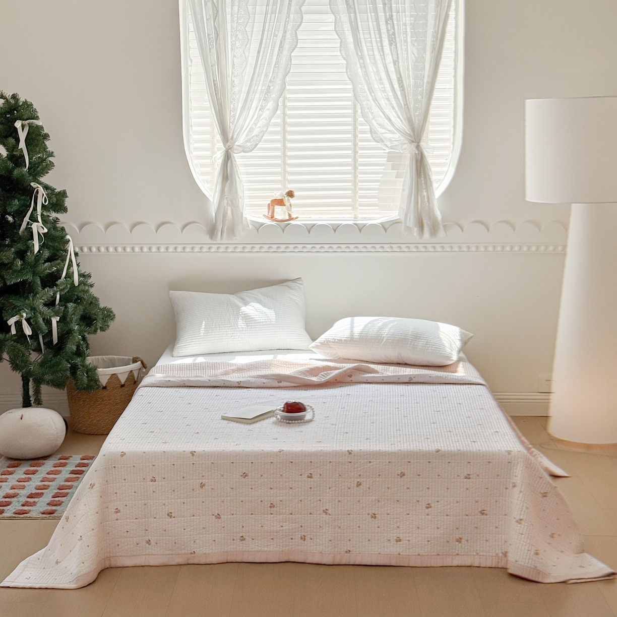 91家纺网 家纺一手货源 找家纺 床盖工厂店 2026新款双面莫代尔天丝软凉席可铺可盖单床盖床盖单件 芝士樱桃-米