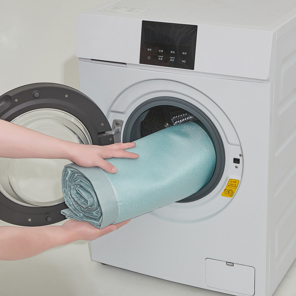 91家纺网 家纺一手货源 找家纺 航途席业 2026新款清澜肌理粗冰丝凉席席子-可机洗 绿