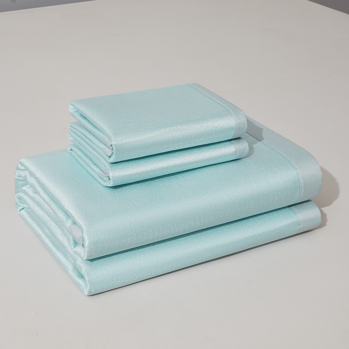 91家纺网 家纺一手货源 找家纺 航途席业 2026新款清澜肌理粗冰丝凉席席子-可机洗 绿