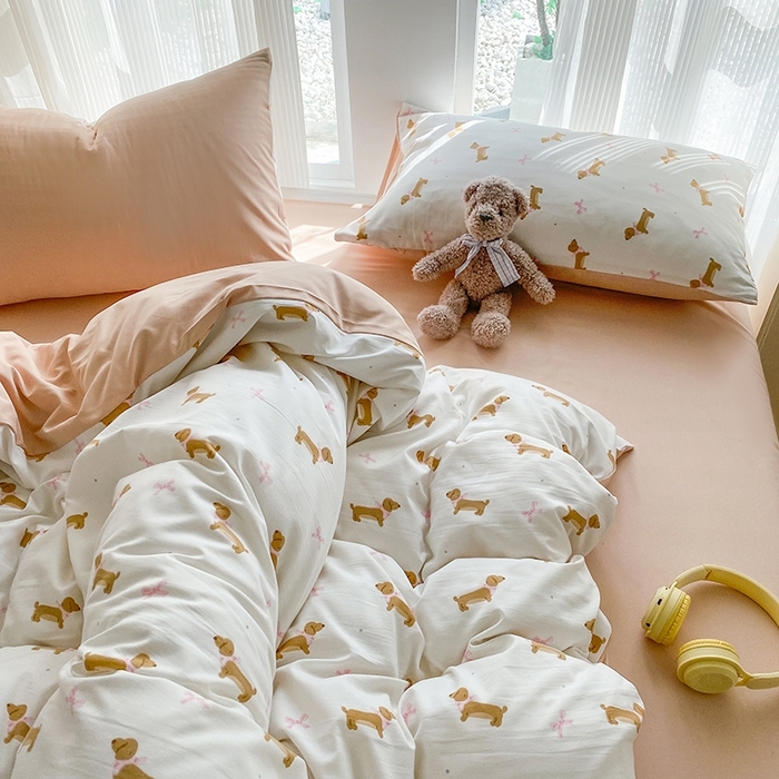 91家纺网 家纺一手货源 找家纺 （总）梦嘉居 2025新款110克超柔云感棉四件套学生宿舍三件套四季款-细节图