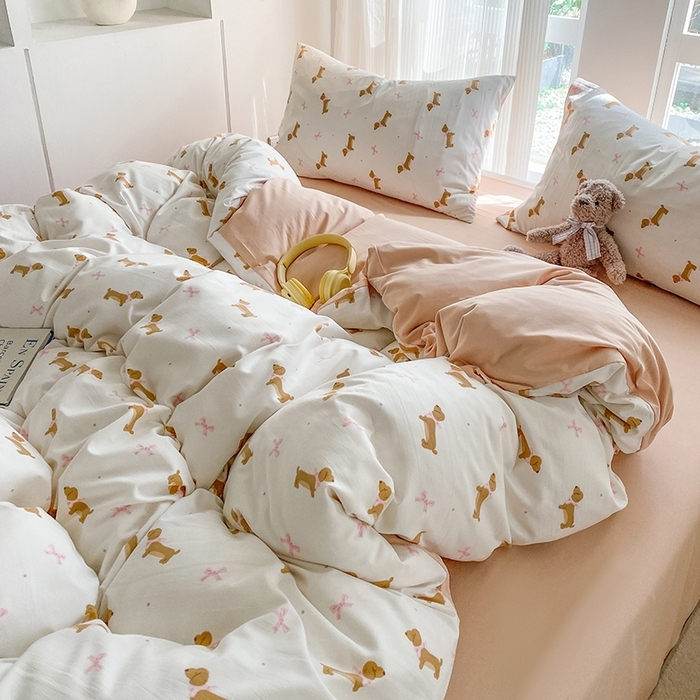 91家纺网 家纺一手货源 找家纺 （总）梦嘉居 2025新款110克超柔云感棉四件套学生宿舍三件套四季款-细节图