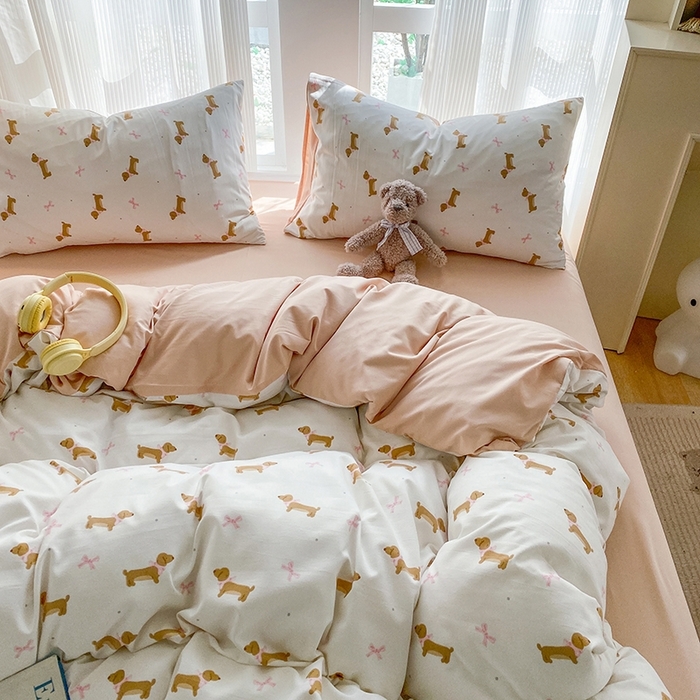 91家纺网 家纺一手货源 找家纺 （总）梦嘉居 2025新款110克超柔云感棉四件套学生宿舍三件套四季款-细节图