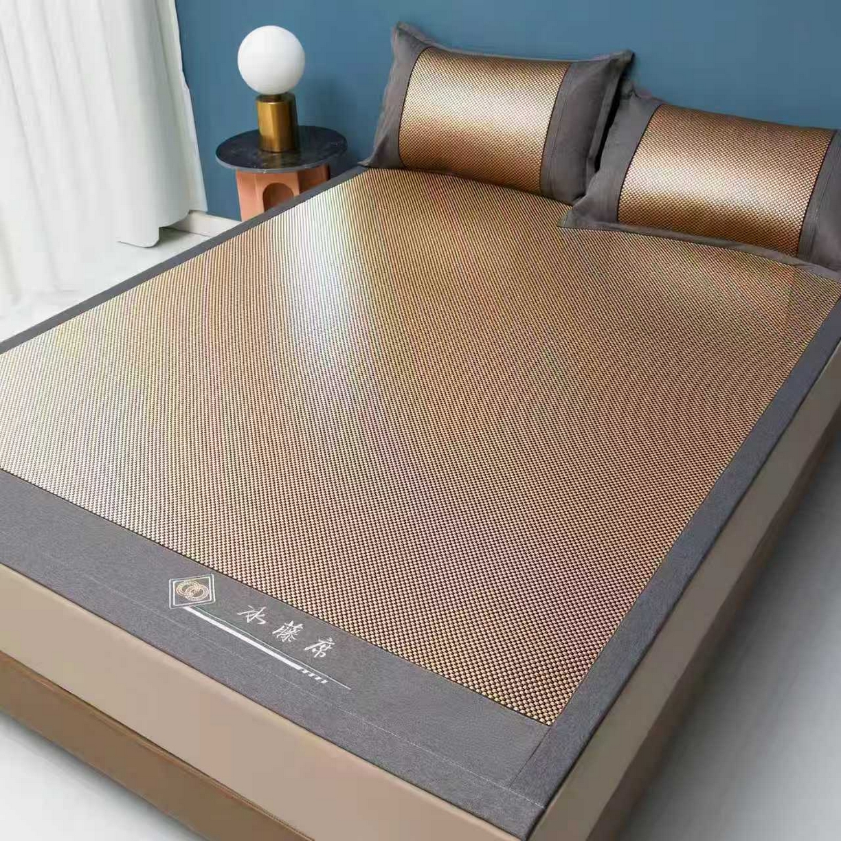 （总）席匠 2026新款冰藤三明治凉席席子