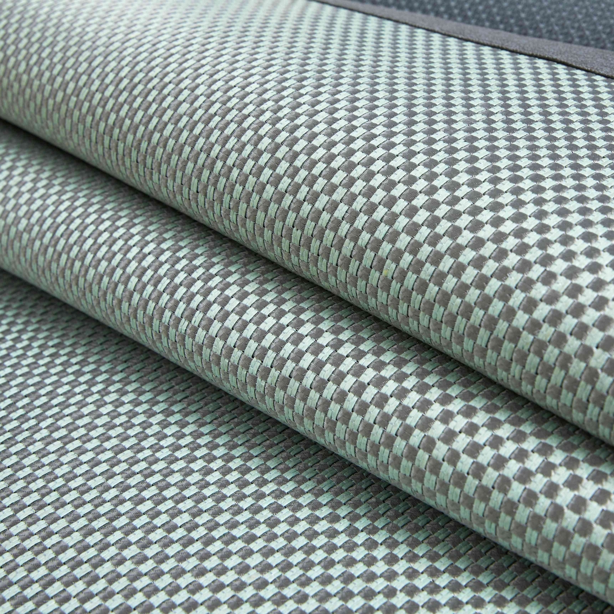 91家纺网 家纺一手货源 找家纺 席匠 2026新款冰藤三明治凉席席子 绿色