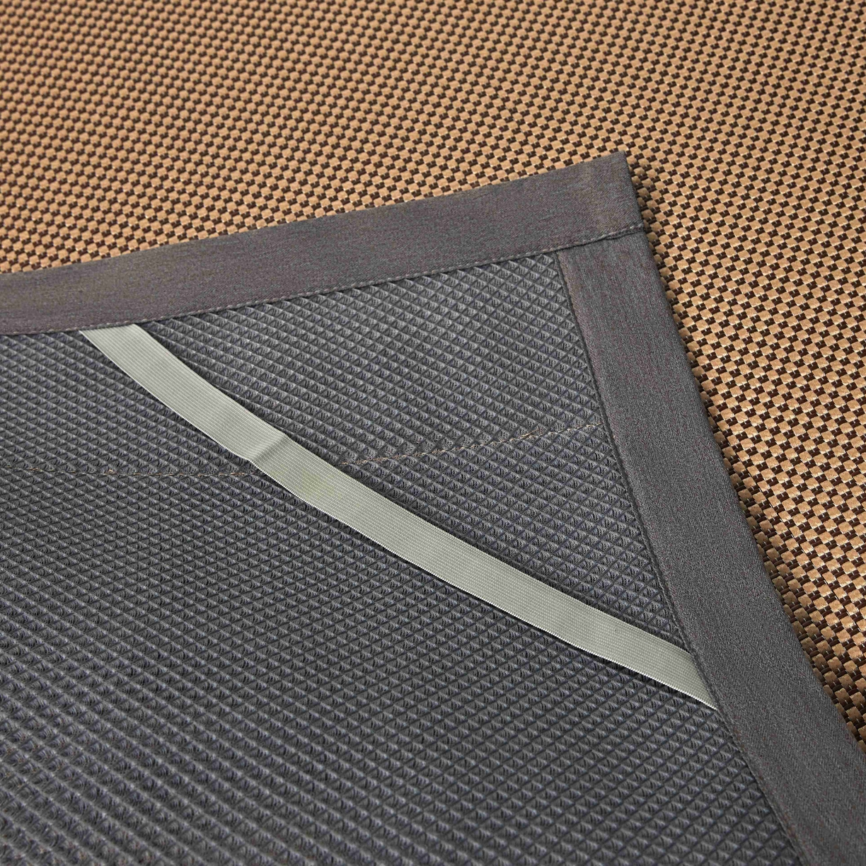 91家纺网 家纺一手货源 找家纺 席匠 2026新款冰藤三明治凉席席子 棕色