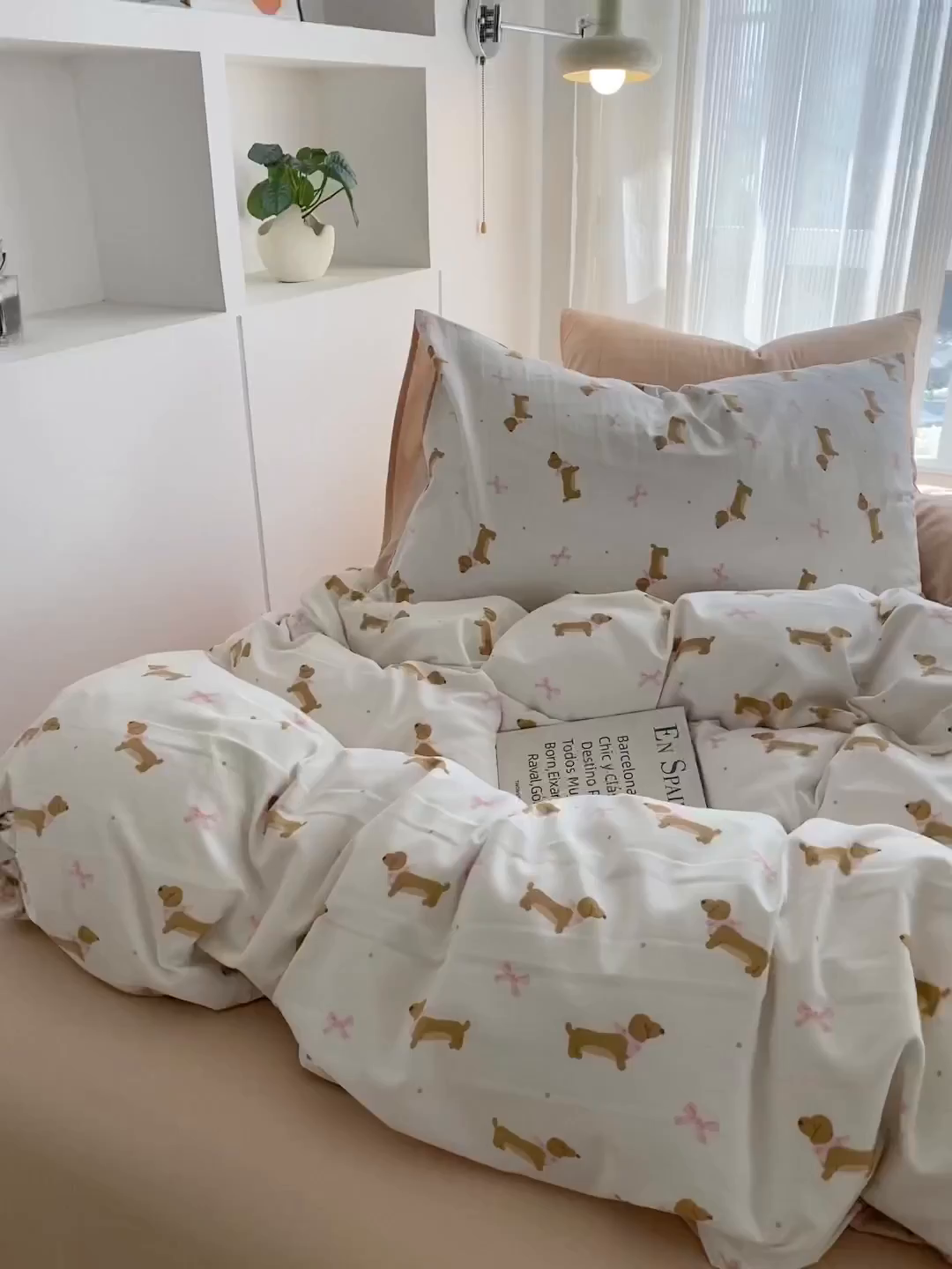 91家纺网 家纺一手货源 找家纺 （总）梦嘉居 2025新款110克超柔云感棉四件套学生宿舍三件套四季款-平铺图