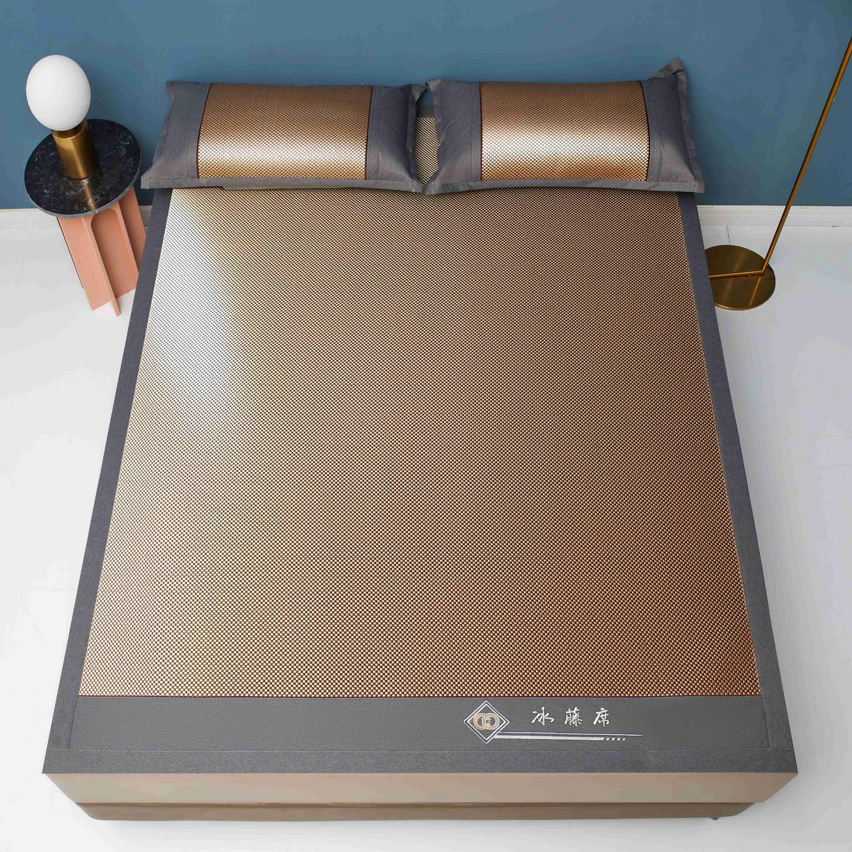 91家纺网 家纺一手货源 找家纺 （总）席匠 2026新款冰藤三明治凉席席子