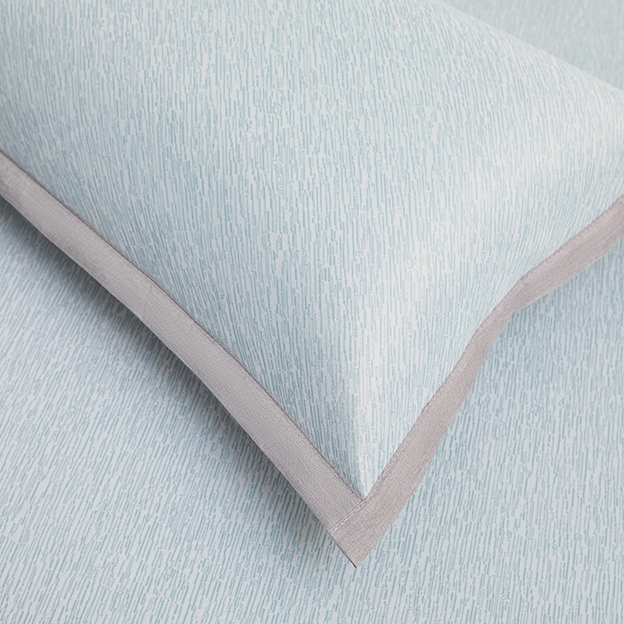 91家纺网 家纺一手货源 找家纺 航途席业 2026新款素锦色织纯冰丝席凉席席子 雾蓝