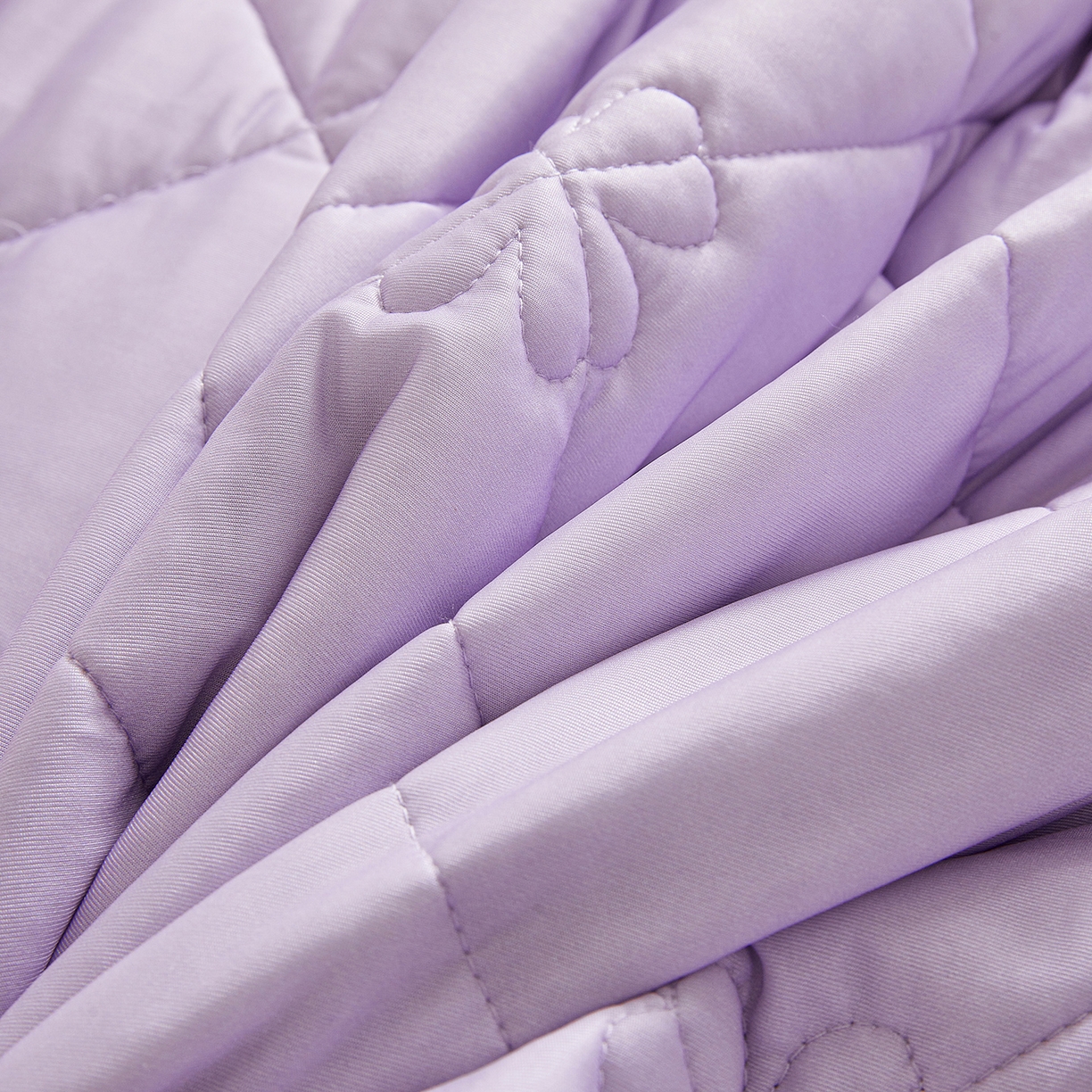 91家纺网 家纺一手货源 找家纺 魅图家纺 2026新款跨境A类凉感丝夏被-中文版 双拼-优雅紫