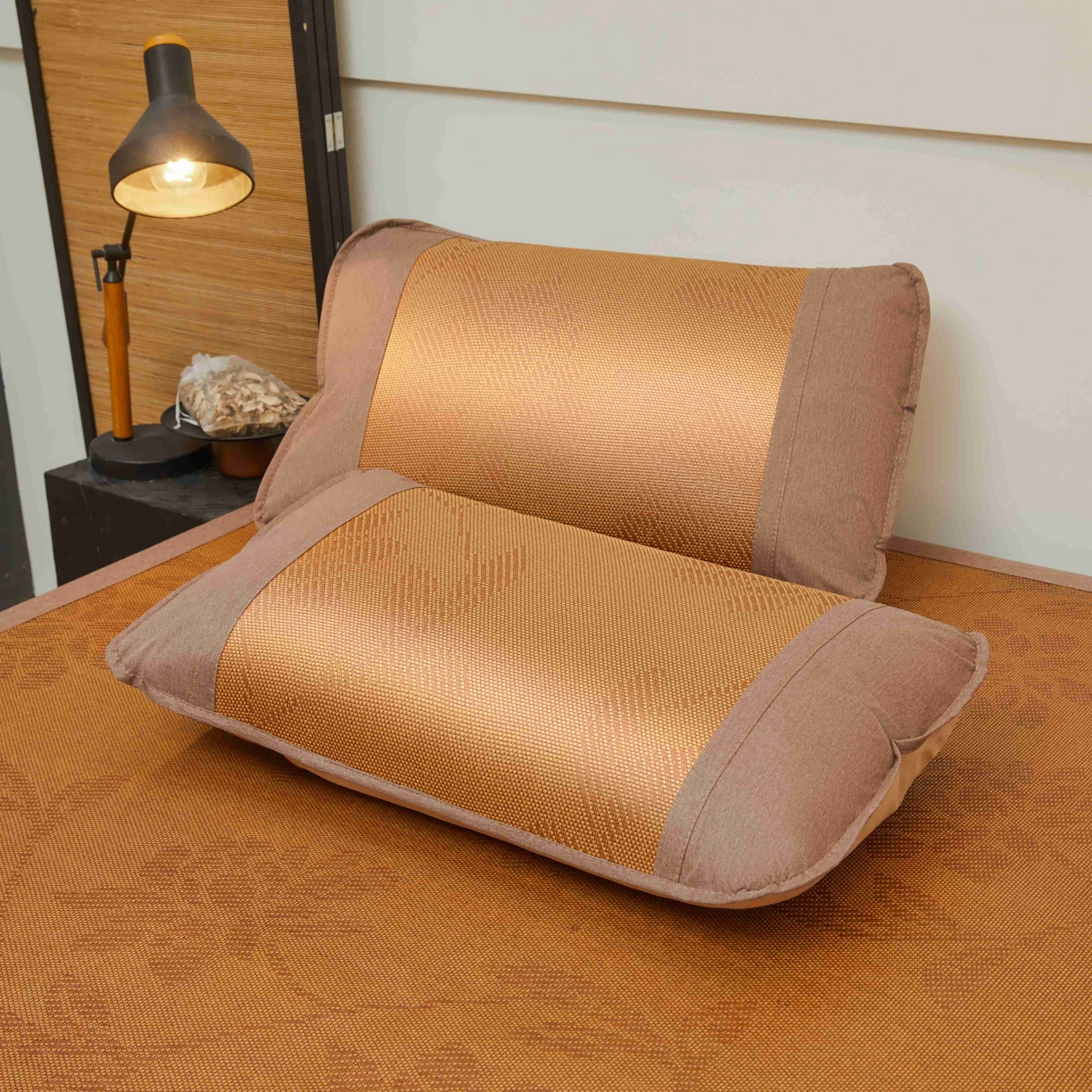 91家纺网 家纺一手货源 找家纺 席匠 2026新款小熊藤席凉席席子 水中花