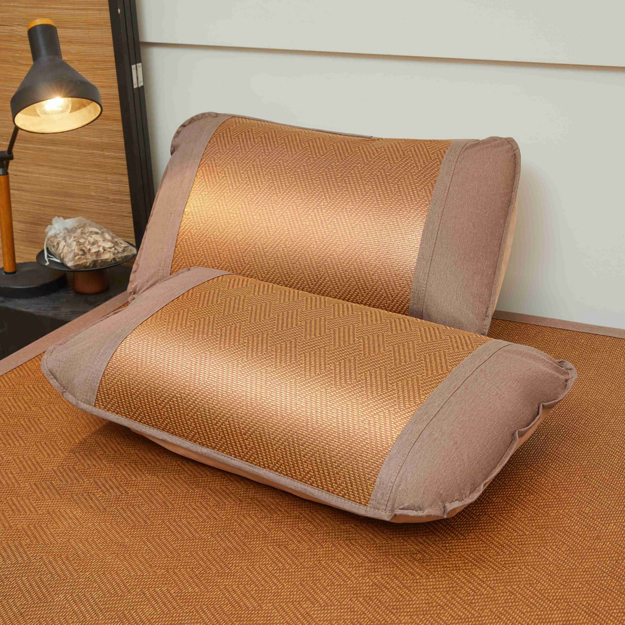 91家纺网 家纺一手货源 找家纺 席匠 2026新款小熊藤席凉席席子 饼干花