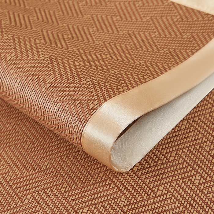 91家纺网 家纺一手货源 找家纺 席匠 2026新款直角藤席凉席席子 饼干花