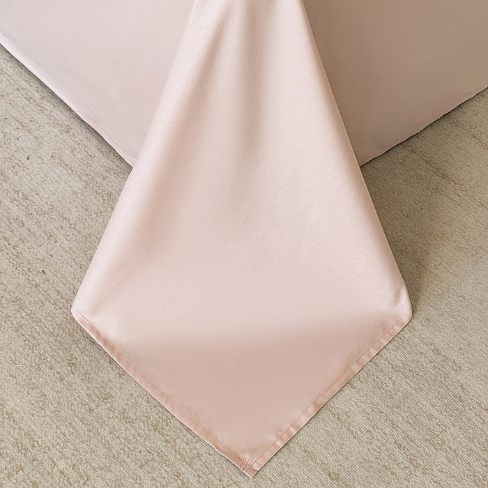 91家纺网 家纺一手货源 找家纺 玉相逢 2026新款全棉60S长绒棉立体厚织提花四件套 花漾甜心-唯美粉