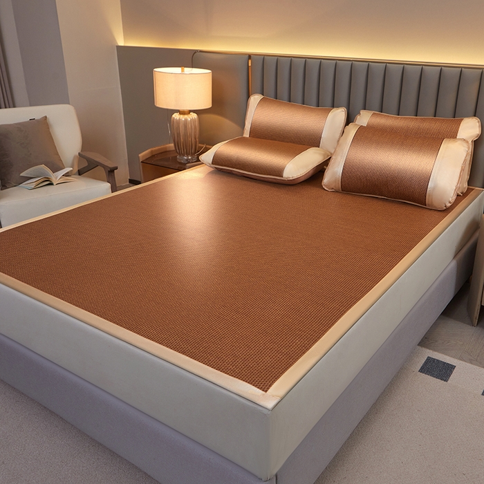 91家纺网 家纺一手货源 找家纺 席匠 2026新款直角藤席凉席席子 步步高