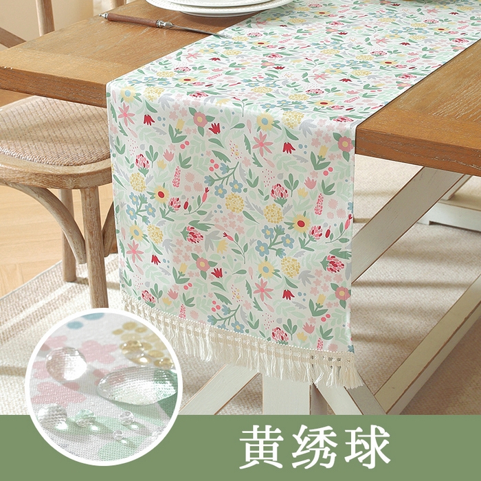 91家纺网 家纺一手货源 找家纺 （总）南通大梧纺织 2026新款美式风情春系列桌旗